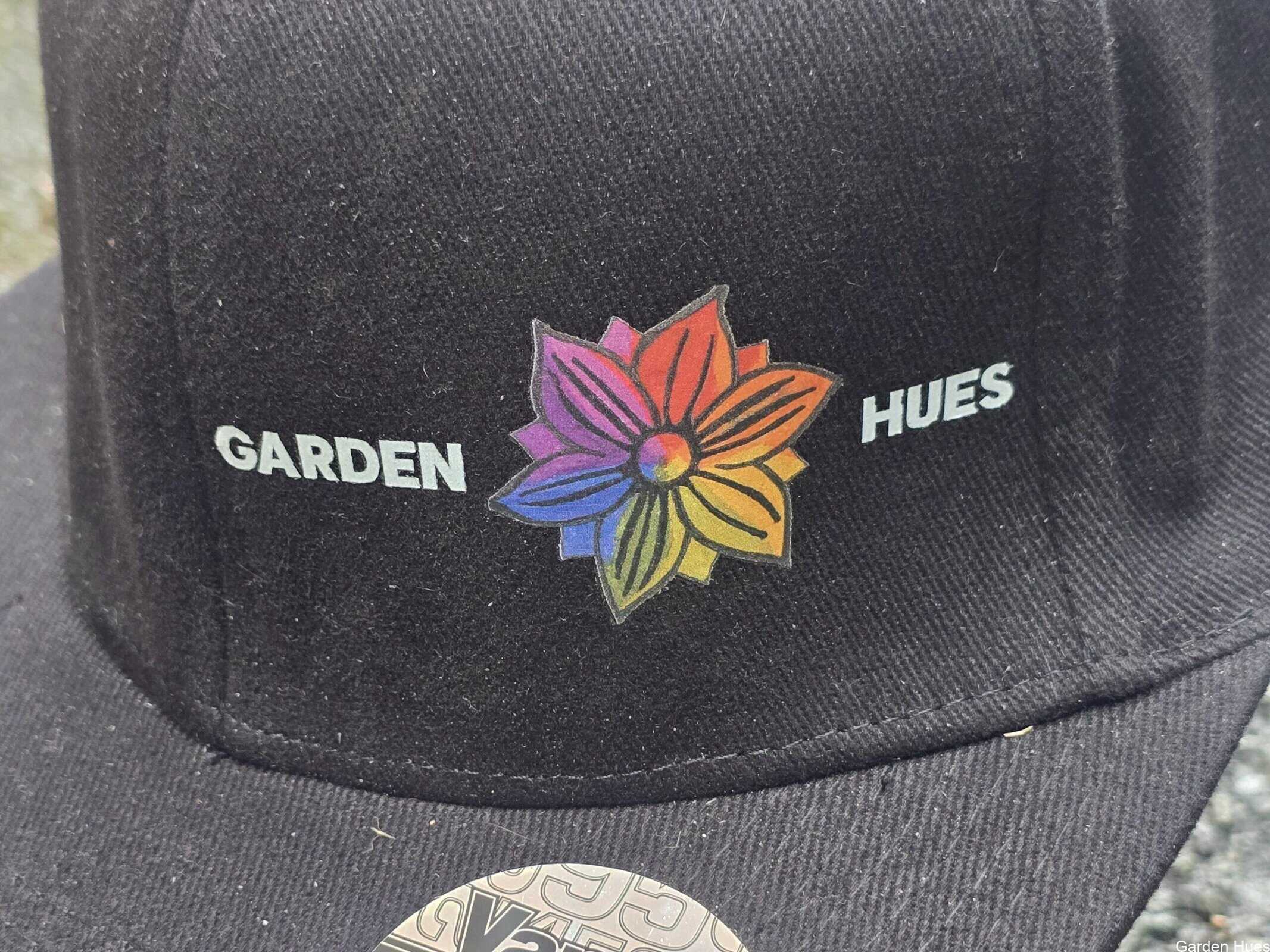 Garden Hues Classic Black Logo Cap
