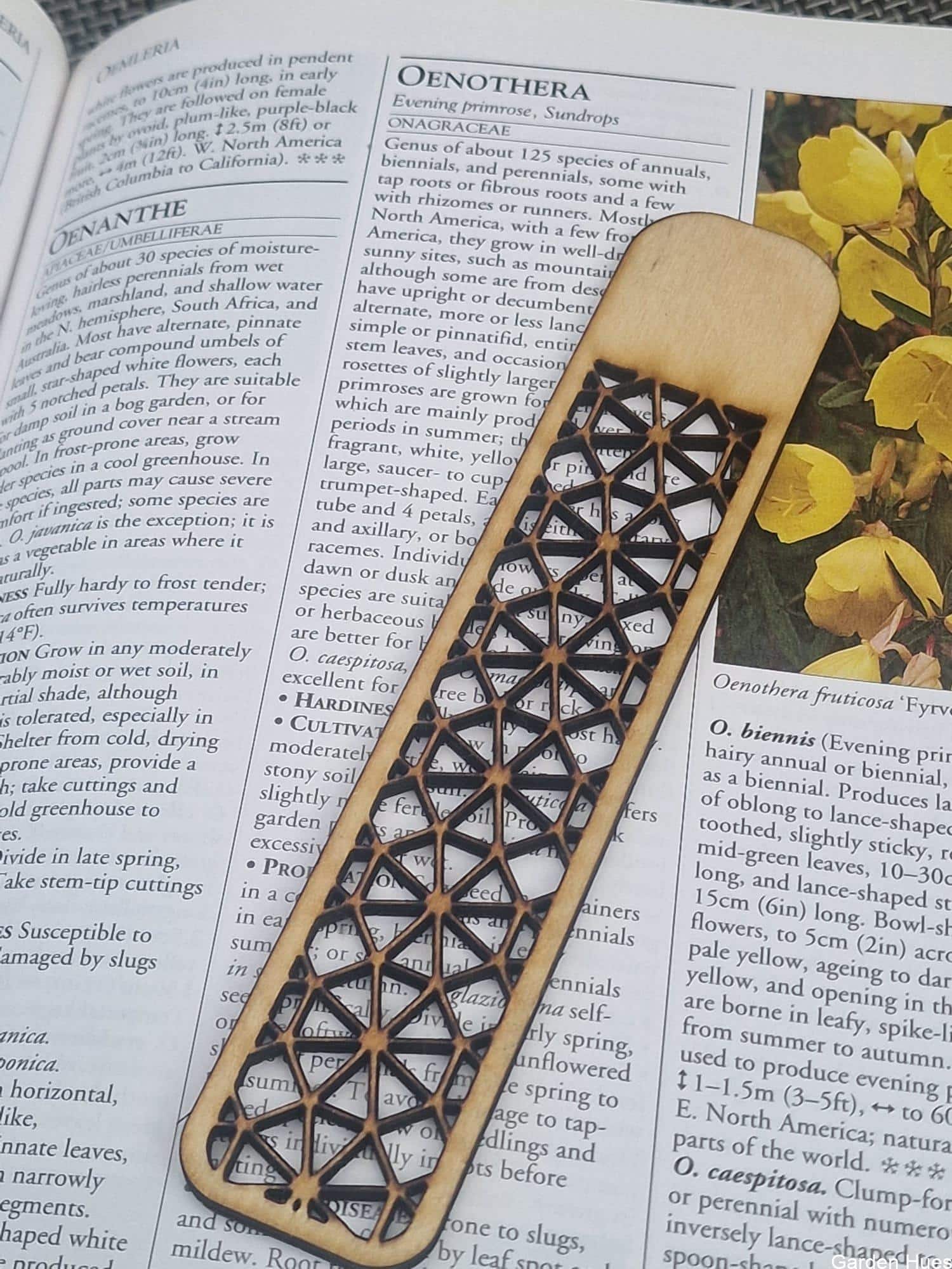 Geometric Wooden Bookmark – Design 3 - Image 2