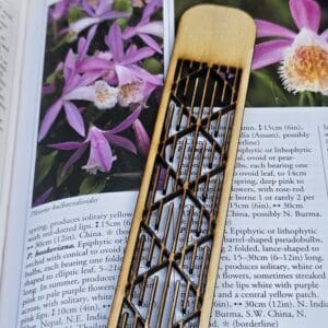 Geometric Wooden Bookmark – Design 7