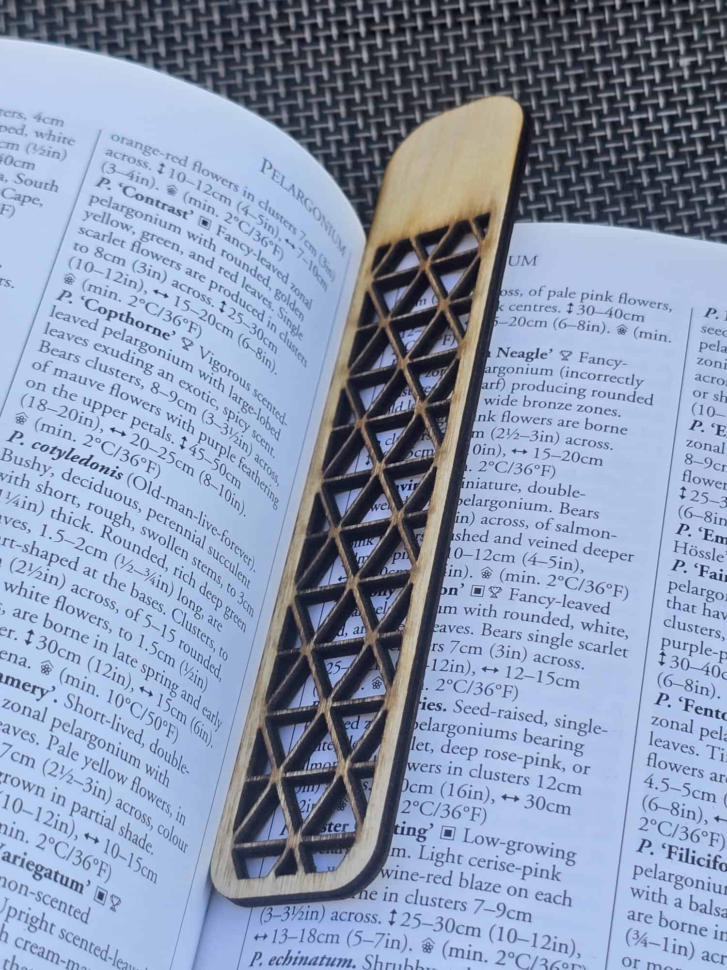 Geometric Wooden Bookmark – Design 21 - Image 2