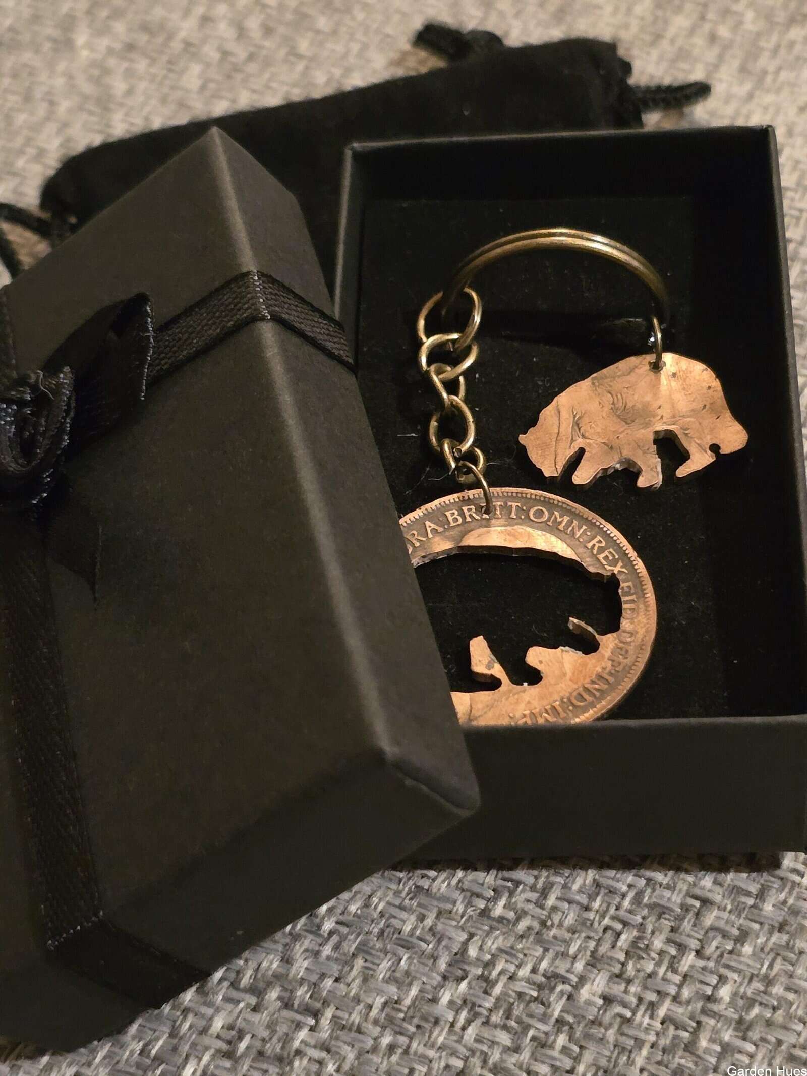 Pre-Decimal 1p Coin Jewellery & Keyrings "Bear" - Image 2