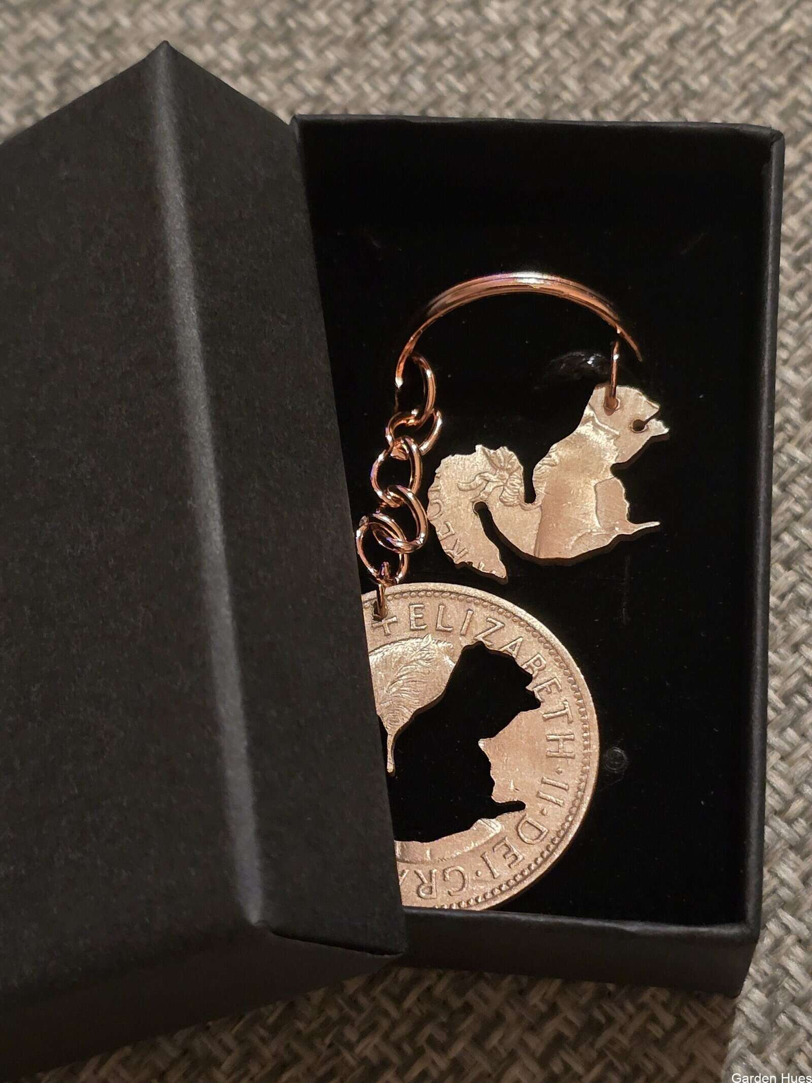 Pre-Decimal 1p Coin Jewellery & Keyrings "Squirrel" - Image 3
