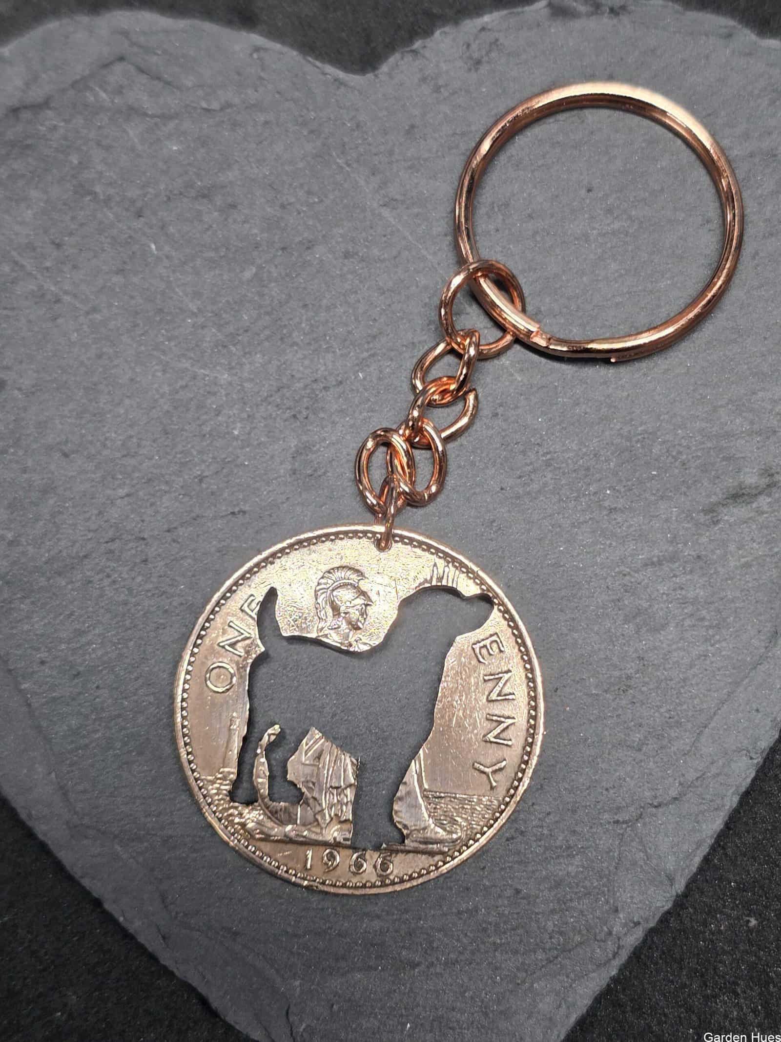 Pre-Decimal 1p Coin Jewellery "Dog" - Image 3