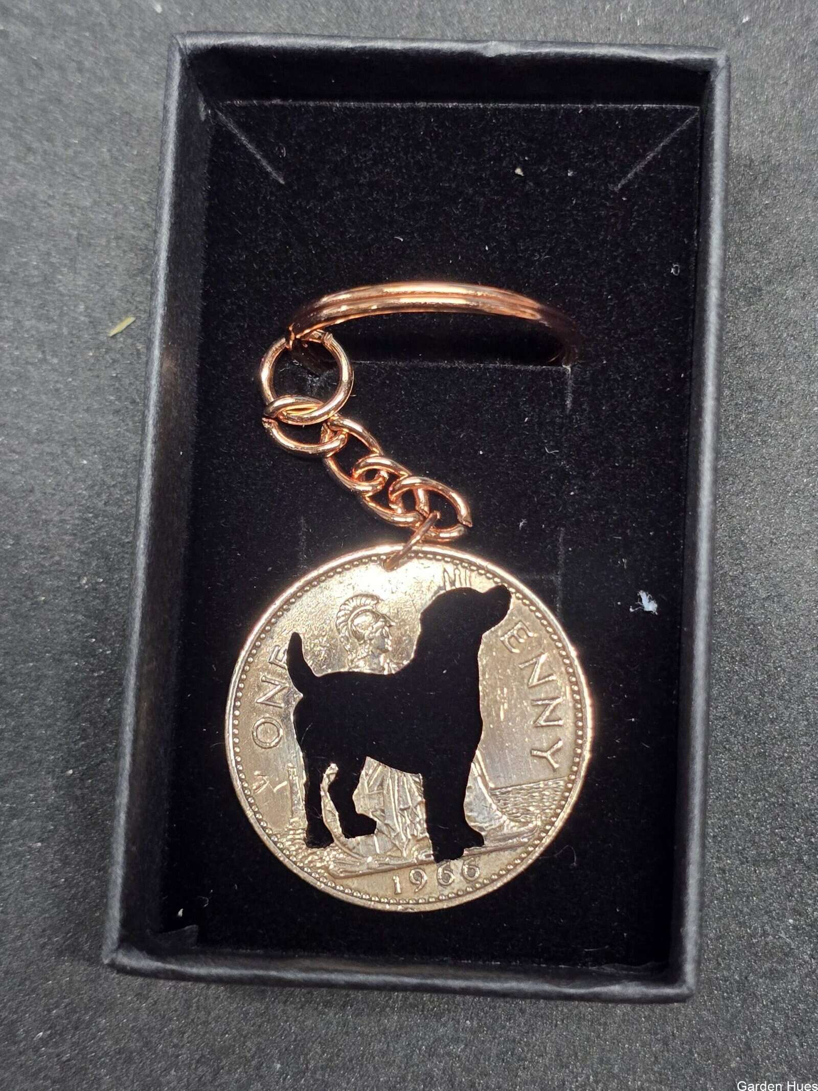 Pre-Decimal 1p Coin Jewellery "Dog" - Image 2